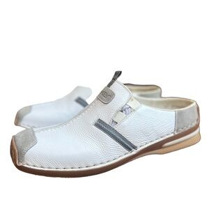 Rieker Men's White and Gray Casual Loafers